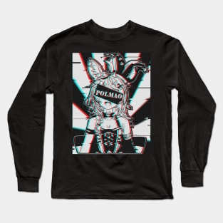 Omaru Polka Hololive Glitched Long Sleeve T-Shirt